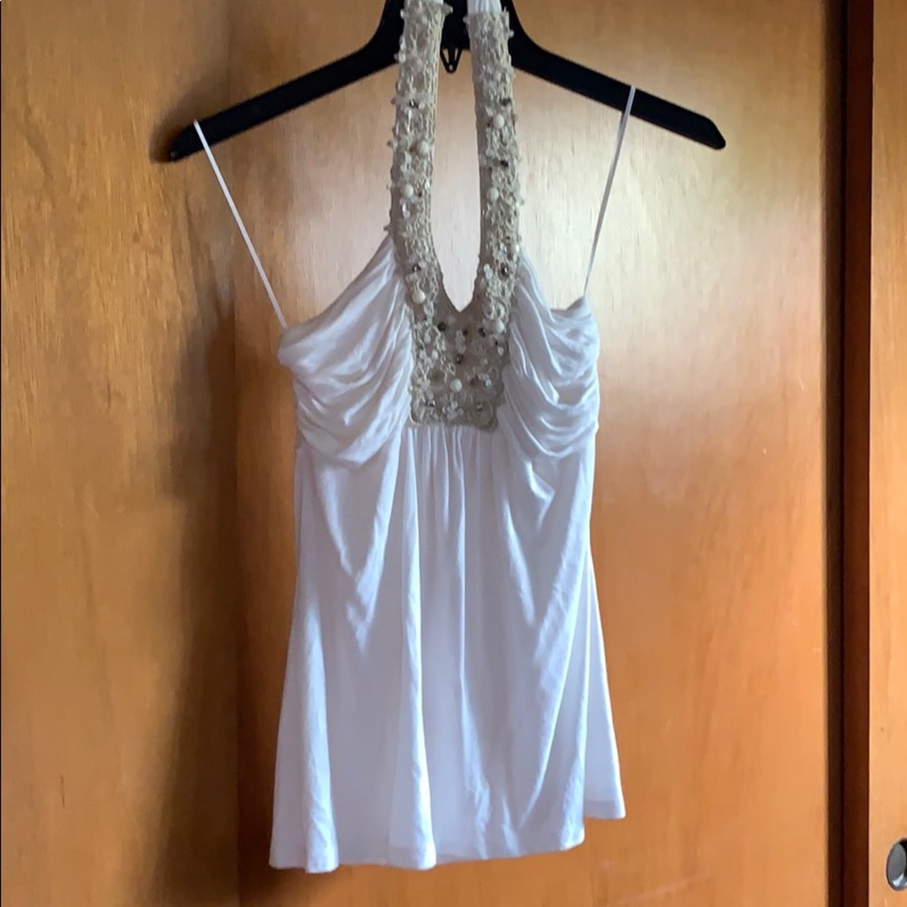 Cream colored halter